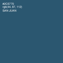 #2C5770 - San Juan Color Image